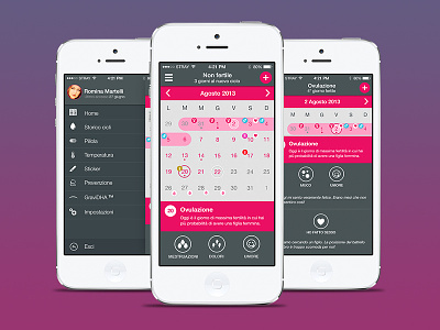 PinkUp Ciclo (Mobile App) app health ios mobile userexperience