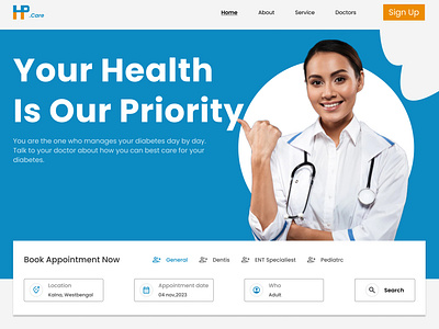 Medical Healthcare service web design