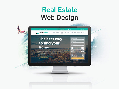 Real estate web design real estate web ui ux web desisgn website design