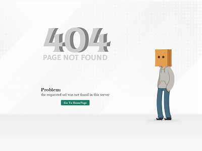 Page Not Found Design Challenge 404 concept minimalist page not found design challenge