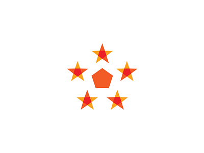 Stellar five logo star stars stellar