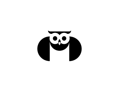 Owl Management animals brand logo mark monogram owl owl management shape simple