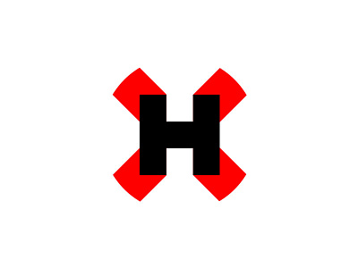 hypex brand clever creative design good h icon idea identity illustration letter logo mark marks monogram negativespace simple symbol typography x