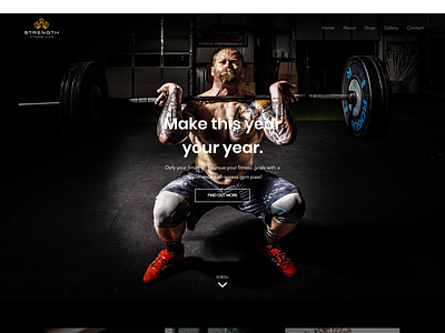 Strength Fitness Club Website