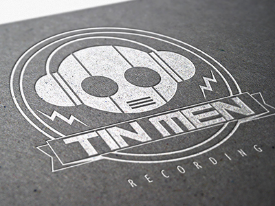 Tin Men Logo logo badge cardboard