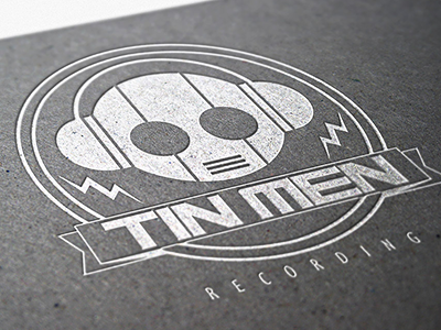 Tin Men Logo badge cardboard logo
