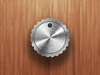 Just a Knob for a UI Kit ui metal scratched distressed knob