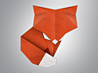 Little Paper Fox fox origami origami fox paper paper fox red red fox