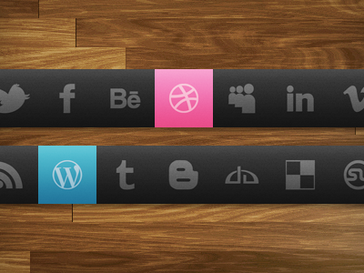 Dark Theme Social Icon Set dark icons social