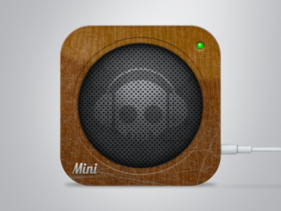 Seen Better Days: Wood Speaker Icon