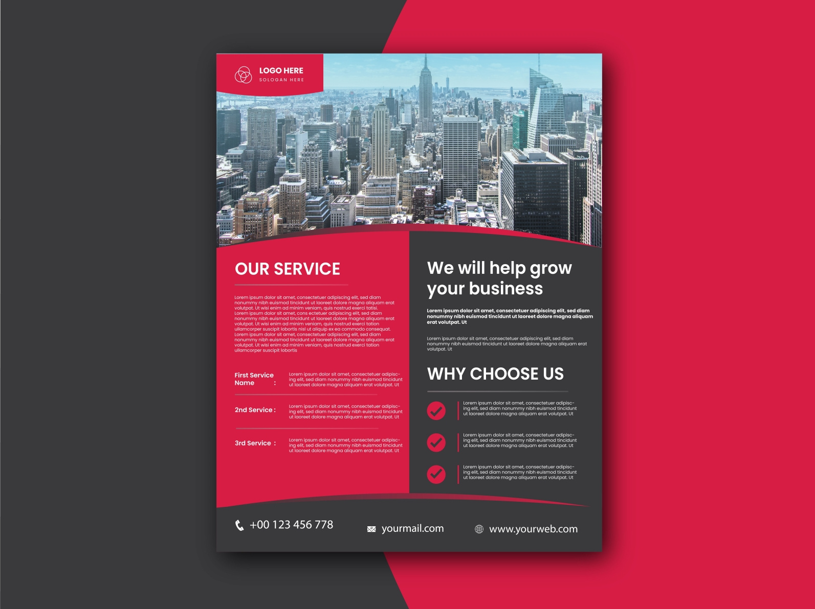 Flyer Design For Corporate Industry By Rayhan Rahat On Dribbble