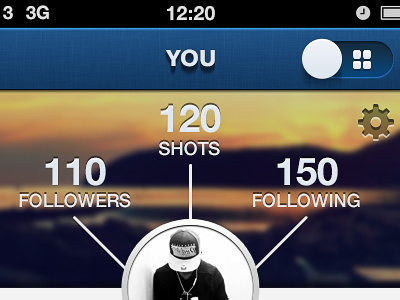 Instagram Profile Redesign instagram patterns personal redesign sharp switch