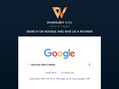 Dhanush Web & Mobile