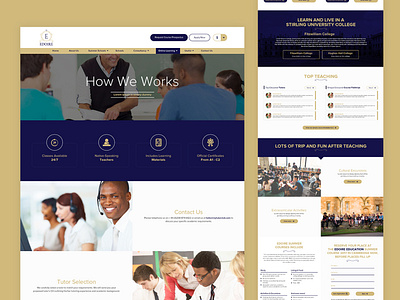 Creativly Done Web Design Work for University