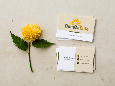 Home Decoration Company - Business Card Design