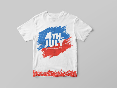 USA Independence Day 4th Of July - T-Shirt Design branding design graphic design t shirt design