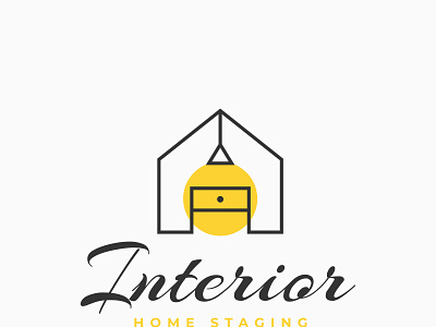 Home Interior building design graphic design home house illustration interior lamp logo real estate table vector