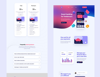 Landing Page color styles figma landing page text styles ui web design