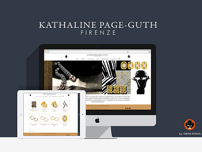 Kathaline Page Guth - Fine Jewelry in Florence design ecommerce elegant jewelry page shop web website www