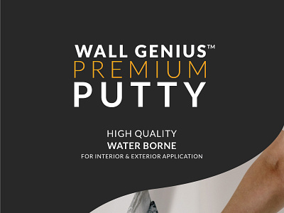 Wall Putty Brochure adobe photoshop brochure graphic design print design typography