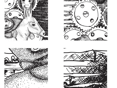 Less Is More adobe illustrator illustration point pointillism vector