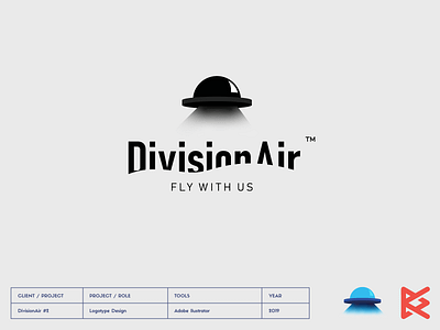 Division Air #2 design drone fly logo logotype symbol ufo vector