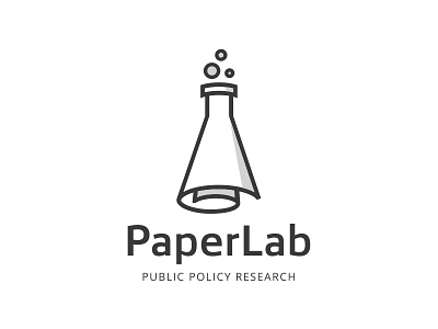 PaperLab branding design logo