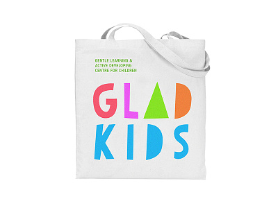 Glad Kids branding design logo