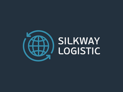 Silk Way Logistic branding design logo