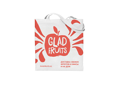 Glad Fruits branding design logo