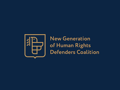 New Generation of Human Rights Defenders Coalition branding design logo