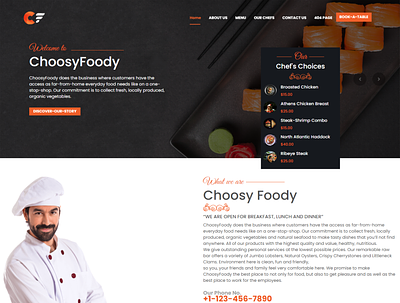 Resturant project bootstrap css design ecommerce elementor figma to html front end developer html javascript jquery landing page psd to html responsive web design website design woocommerce wordpress