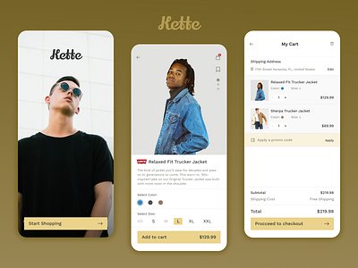 Kette Fashion App Design app ecommerce ecommerce app fashion fashion app fashion store mobile mobile app mobile design shop ui ux