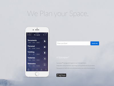 Spaceplan App - Landing Web