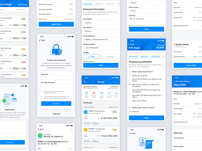 Mitra - Peer to Peer Lending app by wilhanb on Dribbble