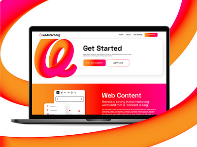 Digital Agency Landing Page UI