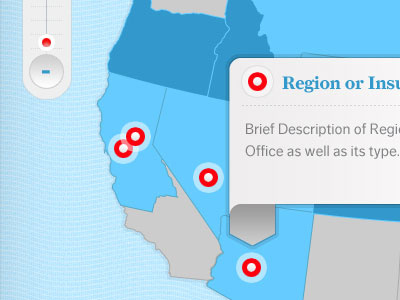 iPad Locations Map UX