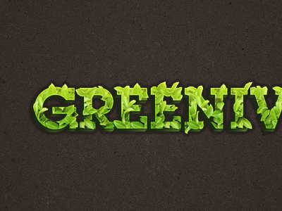 Green Logo identity logo typography