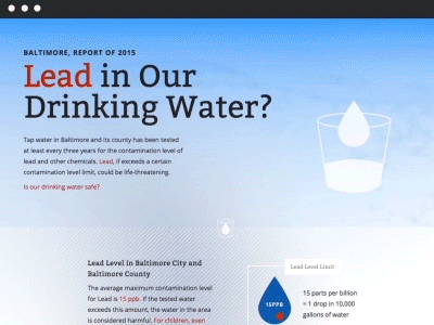 Lead in Our Drinking Water? baltimore google maps api lead