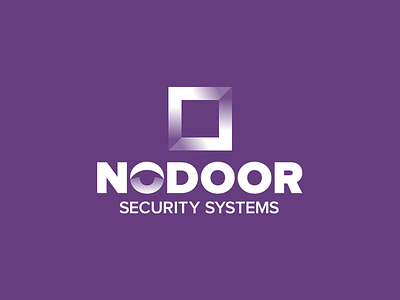 Logotype NoDoor Secutity Systems design eye id logo logotype safety security