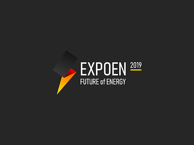 Expoen 2019 Logotype design energy expoen exposition id logo logotype