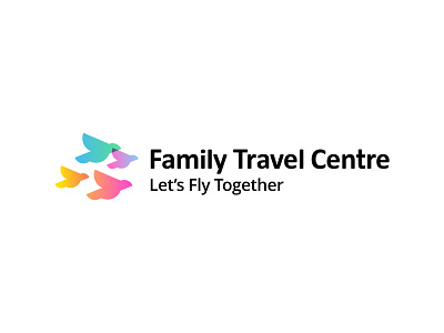 Logo Family Travel Centre center centre design family logo logotype travel vector