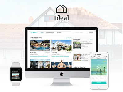 Ideal: The easiest way to find real estate worth investing case study portfolio project real estate ui ux