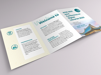 Conference A5 trifold leaflet (JCDL 2020)