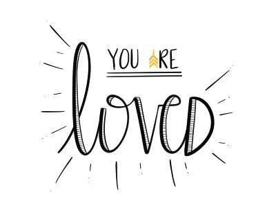 You are Loved apple pencil artwork illustration ipad pro procreate stationary