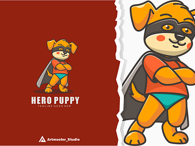 herro puppy character mascot