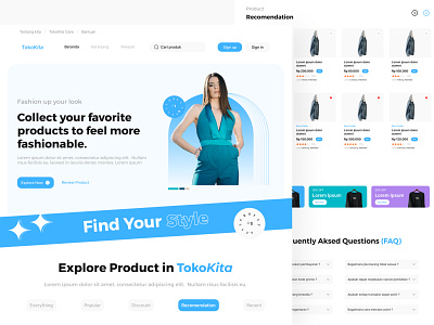 Fashion Store - Website Version app branding design ecommerce exploration fashion fashionstore interface mobile store ui uidesign uiuxdesign uxdesign webdesign website