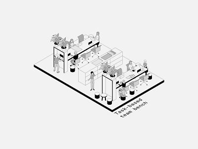 Isometric Office Spaces: 1-3
