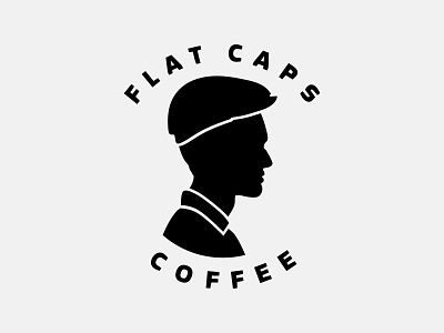 Flat Caps Coffee branding cafe coffee coffee shop design icon illustration logo minimal retail typography vector