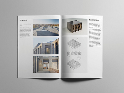 Lower Mountjoy Teaching & Learning Centre Brochure architecture design illustration isometric isometric illustration minimal vector
